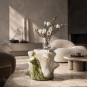 Marble bench in Creamy Green Marble - Image 1