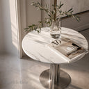Marble Tulip Table in Volakas Marble - Image 3