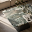 Marble cocktail table in Arabescato Orobico - Image 1