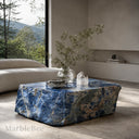 Luxury stone bench in Azzurro Blue Marble - Image 1