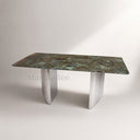 Marble table dining table in Blue Jade - Image 7