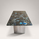 Marble table dining table in Blue Jade - Image 5