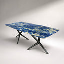 Marble dining table in Azzurro Blue Marble - Image 2