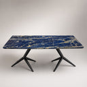 Marble dining table in Azzurro Blue Marble - Image 6