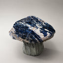 Small marble side table in Azzurro Blue Marble - Image 2