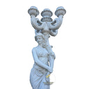 Lampadaire extérieur en marbre