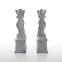 Lampadaire extérieur en marbre