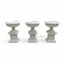 Classical Marble Urn Planter on Pedestal