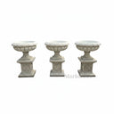 Classical Marble Urn Planter on Pedestal