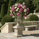 Grand Cloundline White Marble Urns | Exquisite Hand-Carved Planters