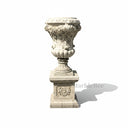 Grand Cloundline White Marble Urns | Exquisite Hand-Carved Planters