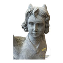 Stone statue of Winged hybrid creature Kamadhenu