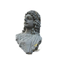 Stone sculpture of bearded Maitreya bust
