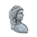 Stone sculpture of bearded Maitreya bust