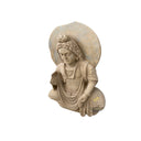 Stone statue of sandstone Maitreya in Black Limestone