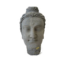 Stone statue of small meditative Buddha in Black Limestone