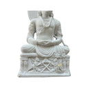 Marble statue of high-throne Maitreya