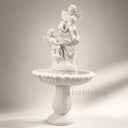 water fountain statues in White marble - Image 2
