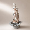 fountain sculpture in Red marble + White Marble - Image 2