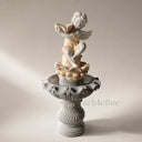 fountain sculpture in Red marble + White Marble - Image 2