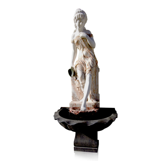 Yellow Onyx Marble Fountain