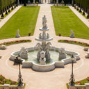 Fontaine de jardin à 2 niveaux