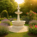 Fontaine de jardin à 2 niveaux