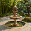 Fontaine de jardin à 2 niveaux