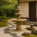 Fontaine de jardin à 2 niveaux