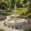 Fontaine de jardin à 2 niveaux