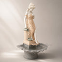 statue fountain in Red marble + White Marble + Black limestone - Image 2