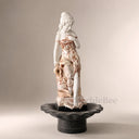 statue fountain in Red marble + White Marble + Black limestone - Image 2