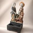 statue fountain in Red marble + White Marble + Black limestone - Image 1