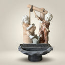statue fountain in Red marble + White Marble + Black limestone - Image 2