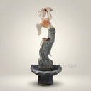 water fountain statues in Red marble + White Marble + Black limestone - Image 2