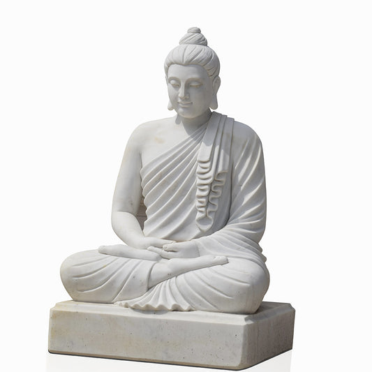 Marble statue of Buddha