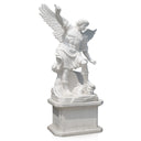 Marble Statue of White Archangel Saint Michael