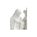 White Marble Sculpture Holy Family Figurine