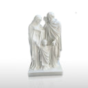 White Marble Sculpture Holy Family Figurine