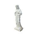 White Marble Statue Sacred Heart of Mary Garden Sculpture