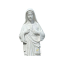 White Marble Statue Sacred Heart of Mary Garden Sculpture