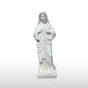 White Marble Statue Sacred Heart of Mary Garden Sculpture