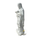 Custom Marble Sculpture White Marble Jesus the Good Shepherd