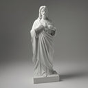 Life Size Marble Statues for Sale White Marble Sacred Heart of Jesus