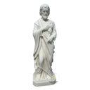 Marble Religious Statues White Marble Saint Joseph with Lilies