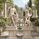 Garden Marble statue in Beige Travertine - Image 2