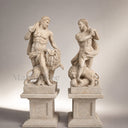 Garden Marble statue in Beige Travertine - Image 1