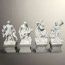 Marble statues for sale in White marble - Image 1
