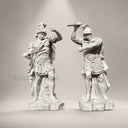 Life size Marble statue in White marble - Image 1
