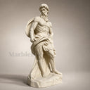 Greek Marble Statues in Egyptian beige marble - Image 2